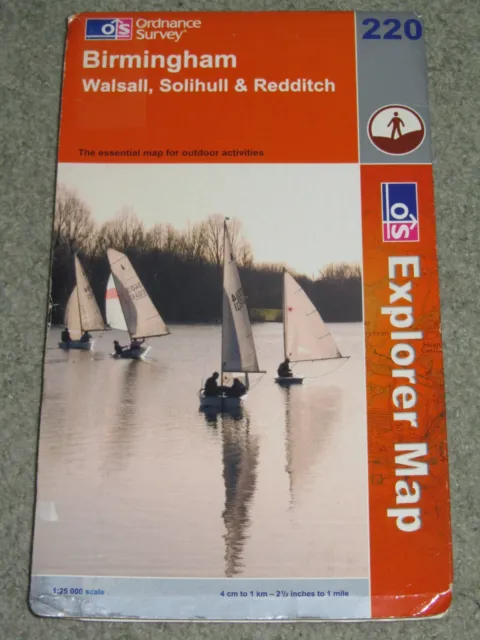 Ordnance Survey Explorer 1:25,000: Sheet 220 Birmingham, Walsall - 2006 edition