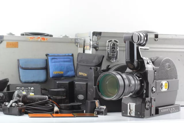 ARRI Arriflex 16SR2 SRII 16mm film movie camera VS 10-100/1.8 T* II Mutar 2x etc