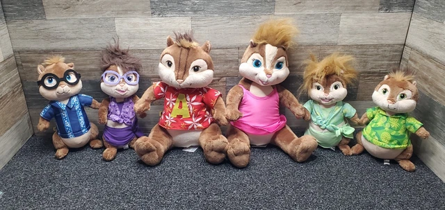 BUILD-A-BEAR ALVIN AND The Chipmunks Plush Stuff Animals Collection! 6