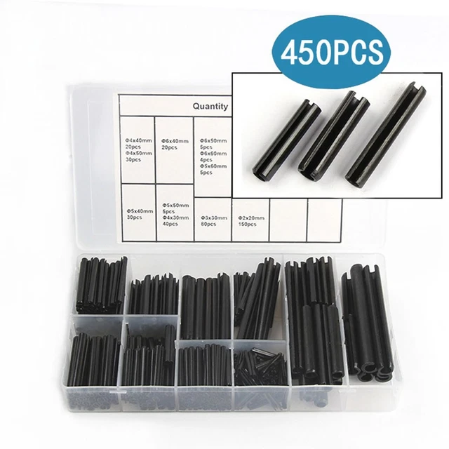 Spring Pin Roll Pin Set Slotted Spring Pins Corrosion Resistance Expansion Pins