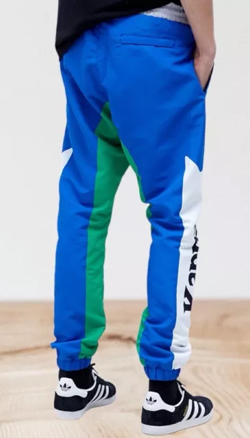 KAPPA AUTHENTIC RAIKON Track Pants Blue Green White Size L NWOT $99.99 ...