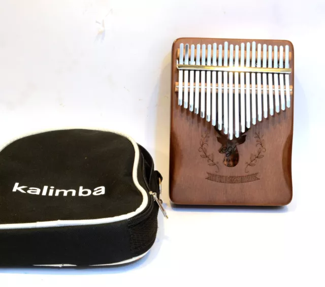 Kalimba Cega 20 Clés Instrument De Musique Modèle en Bois D'acajou Piano Pouce D