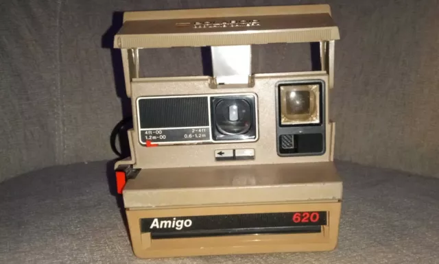 Vtg Polaroid Amigo 620 Land Camera 600 Instant EXCELLENT Condition