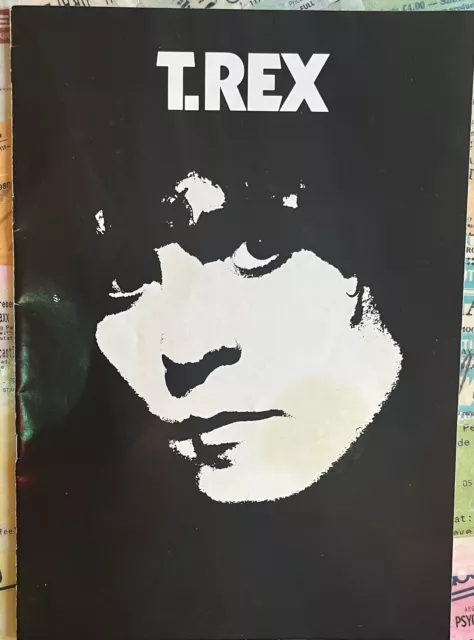 VERY RARE T.REX 1977 ALBUM Tour Programme, Featuring THE DAMNED Perfect Copy!!