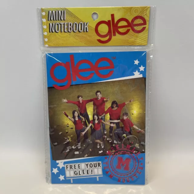 Glee TV Show Mini Notebook 2010 Lea Michele Cory Monteith New Sealed 7" x 5"
