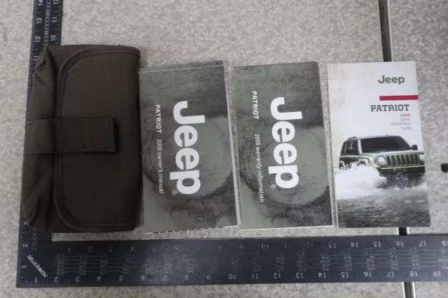 Jeep Patriot Owner's Manual 2009 Set Book 09 Free Shipping OM724