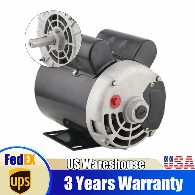 SPL AIR COMPRESSOR Electric Motor 2HP 56Frame Single Phase 115/230V