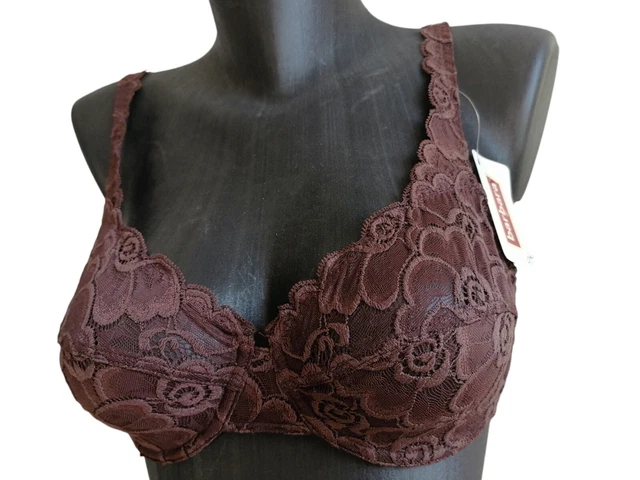 Soutien-gorge Lejaby Elixir Rouge Carmin 85DD (70DD FR) - Avec Armatures - Neuf étiqueté P4331