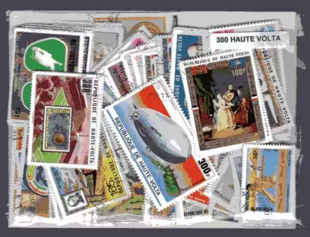 Haute Volta - Upper Volta 300 timbres différents