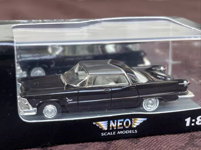 Neo Scale Models Imperial Crown 4-door Southampton 1957 87571 schwarz 1:87 OV 12