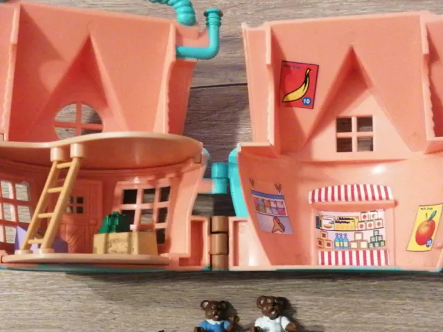 NO Polly Pocket 1995 VIVID IMAGINATIONS TEENY WEENY FAMILIES MINI MARKET 3