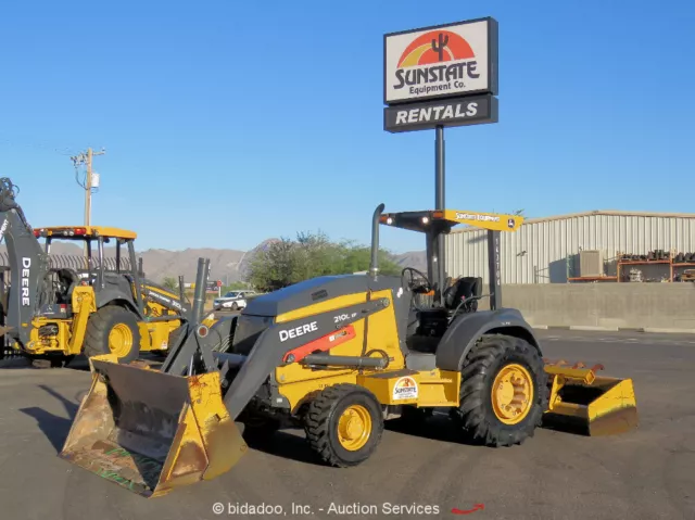 2015 John Deere 210L EP 4WD Skip Loader Box Scraper Ag Tractor Landscape