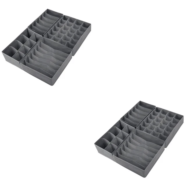 8 PIEZAS Cajones Organizador Divisor Ropa Interior Cajones Organizador Sujetador