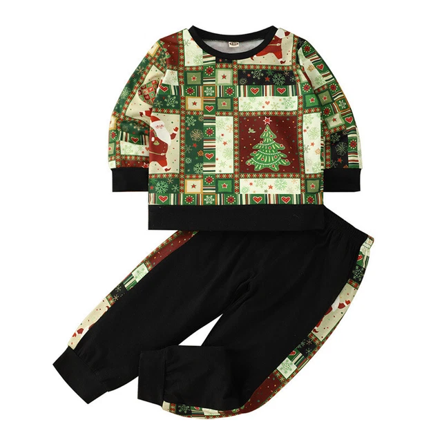 Toddler Baby Boys Tracksuit Long Sleeve Tops Pants Set Outfit Clothes Sweatshirt