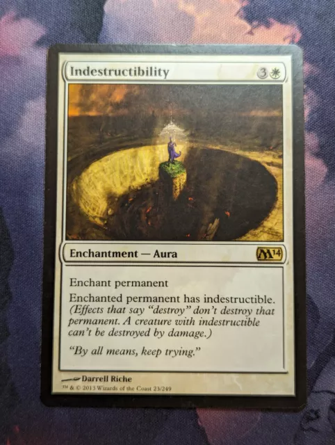 Indestructibility - M14 - Rare - 23/249 - MTG