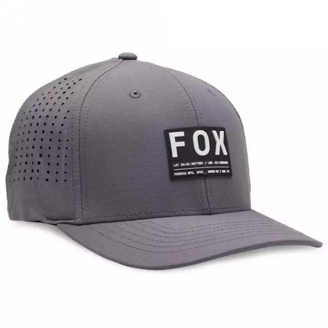 Fox Racing Men's MX Casuals NON-STOP Tech Flexfit Hat/Cap (Steel Grey)