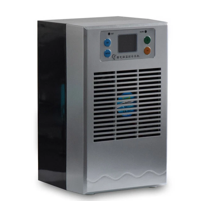 ¡Enfriador de agua para acuario sistema de enfriamiento de temperatura constante enfriador de tanque de peces!