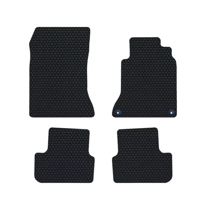 Mercedes A Class W176 2012-2018 GENUINE LUXURY Tailored Rubber Car Mats in Black