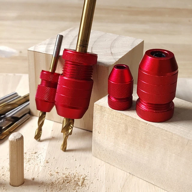 2 Pcs Drill Bit Collar Drill Stopper Step Drill Bit Metal 2