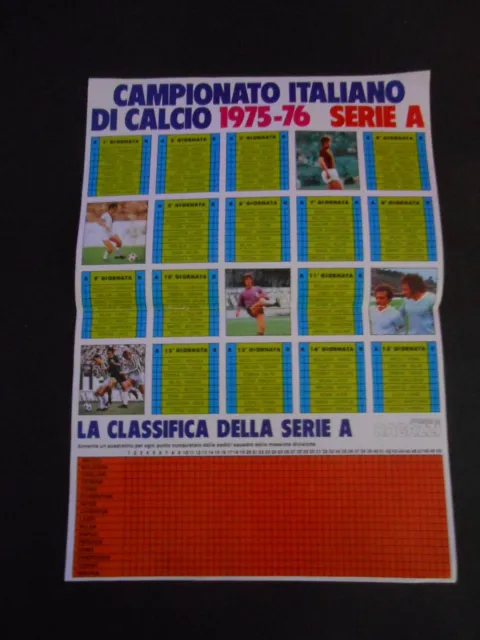 calendario campionato di CALCIO serie A e serie B 1975-76