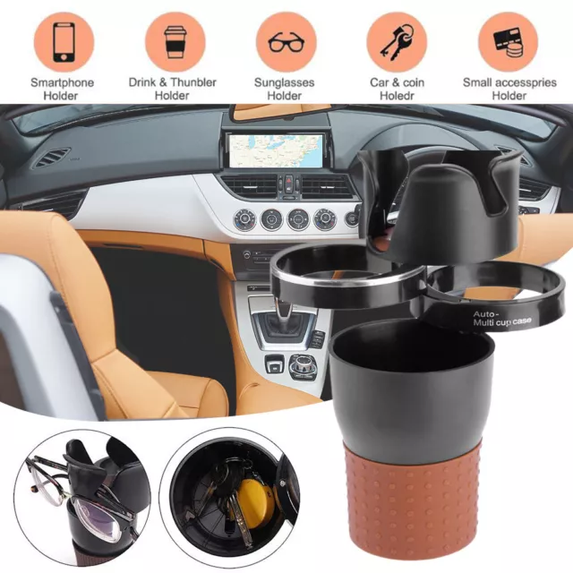 Car Cup Holder Multi Functional 4 In 1 Water Cup Drink Holder For Car