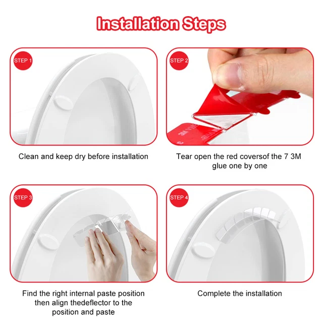 Protection Anti-éclaboussures Transparente Pour Lavabo - Garde Eau PVC, Facile à Installer Sans Outils