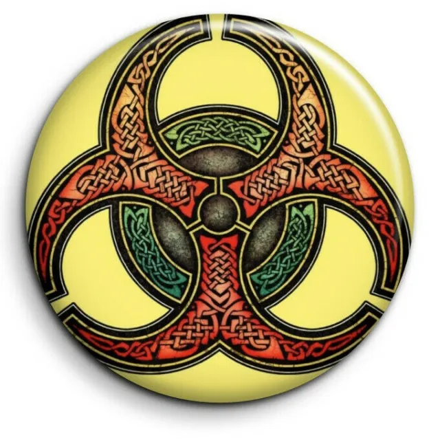 Culture celtique Biohazard - Badge Epingle 38mm Button Pin