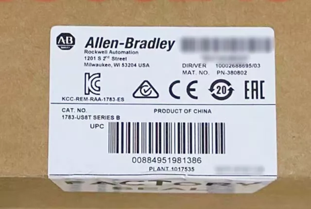 New Sealed Allen Bradley 1783-US8T Stratix 2000 8 Port Unmanaged Switch 1783-S8T