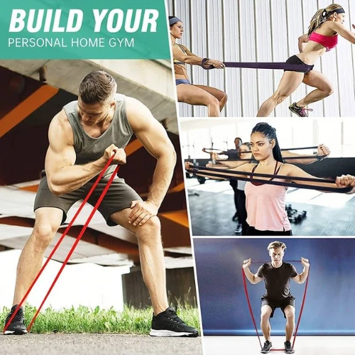 4Pcs Heavy Duty Resistance Bands for Gym Exercise Pull up Assist Fitness Workout