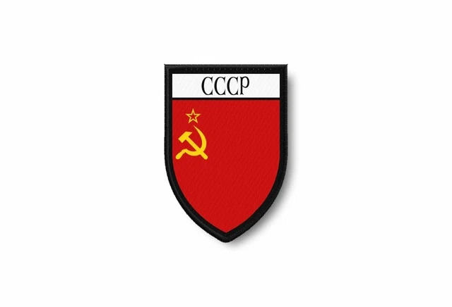 patch aufnäher bügelbilder aufbügler flagge flaggen russland urss sowjetunion