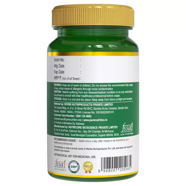 Pure Nutrition Naturals Testoboost, testosterone booster supplement - 60 Tablet 3