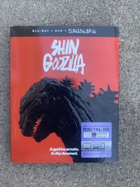 Shin Godzilla (2016) Blu Ray & DVD w/Slipcover Rare OOP - No Scratches