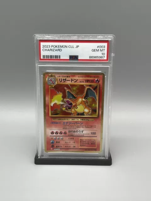 2023 Pokémon TCG Classic Card Game Charizard Holo #003 Japanisch PSA10