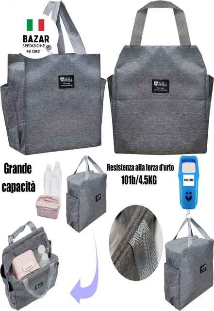 DUUMAA Borsa Pranzo Tote, Portatile Termica al Sacco, Borsa...