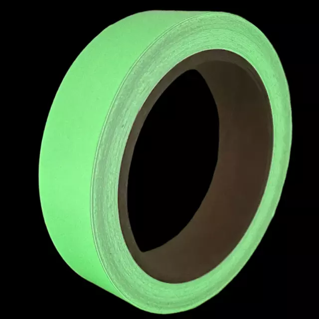 25mm Glow In The Dark Tape 10 metre Roll Sticky Self Adhesive Luminous Sticker