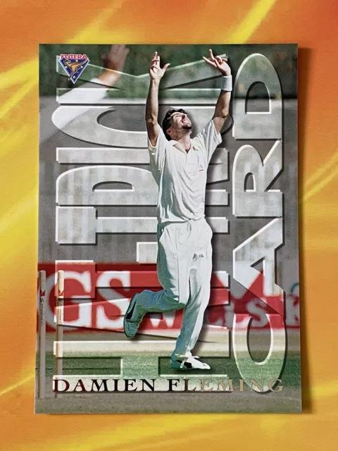 1994/95 Futera Cricket Trading Cards Damien Fleming HAT TRICK CARD --Rare!