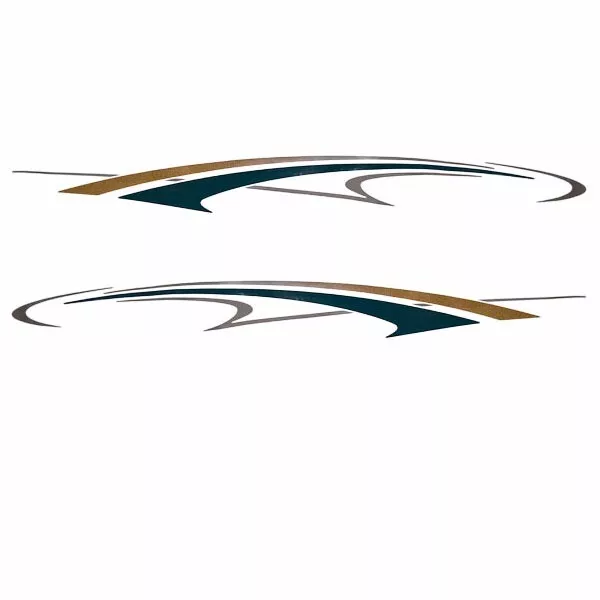 Rinker Boat Graphic Decal |  2001 Captiva 232/272  (Set of 2)