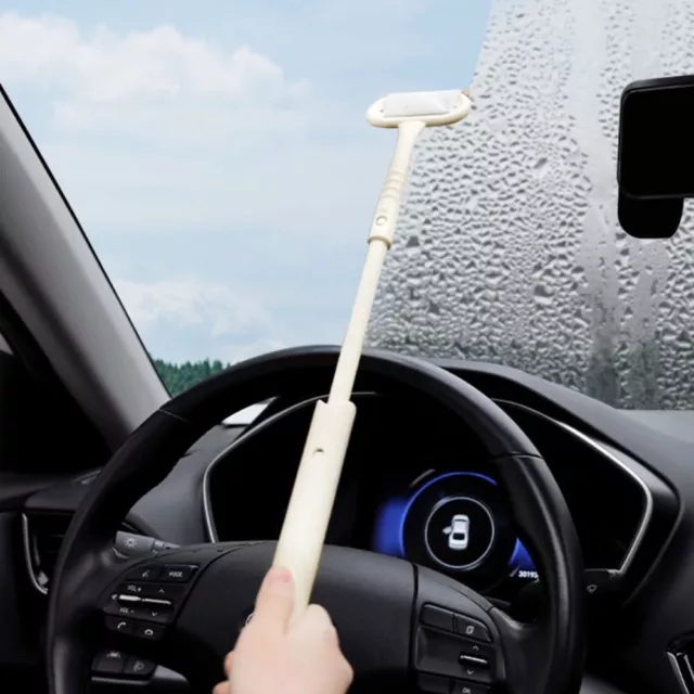RETRACTABLE CAR REARVIEW Mirror Wiper Brush Head Squeegee Cleaner $13.50 -  PicClick AU