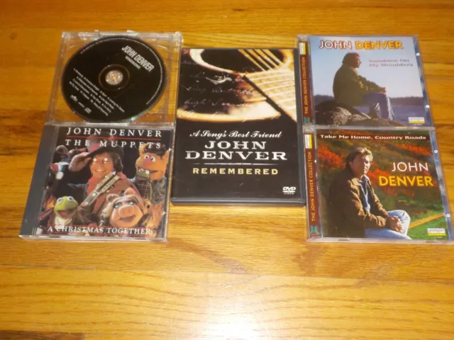 John Denver Remembered DVD A Christmas Together/Take Me Home/Sunshine on My  CD