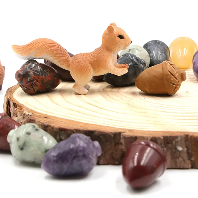 Pine Nut Statues Fadeless Scratch Resistant Compact Size Home Figurine