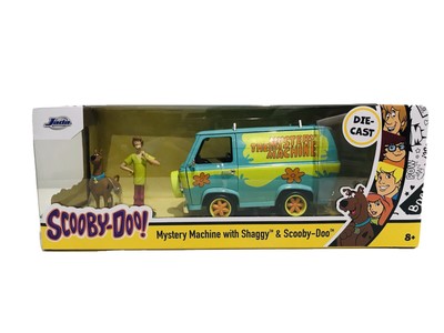 Véhicule Scooby-Doo Scooby-Doo Mystery Machine 1:24 Jada – Avec Shaggy – La Voiture Culte En Diecast (fonte Véhicule Scooby-Doo Scooby-Doo Mystery Machine 1:24 Jada – Avec Shaggy – La Voiture Culte En Diecast (fonte