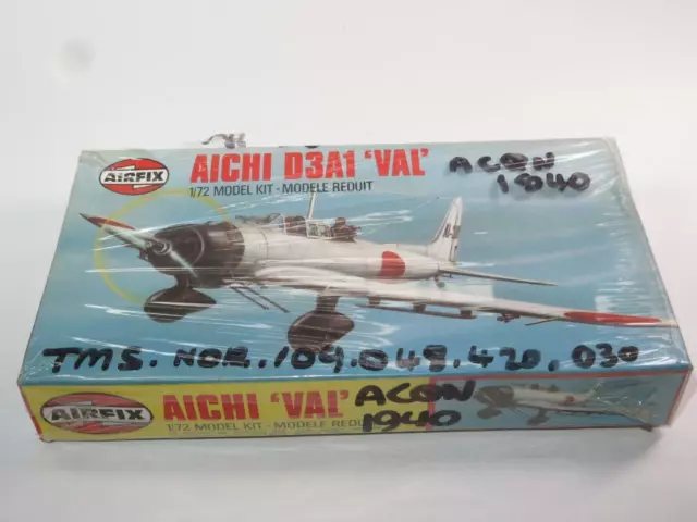 Vintage Airfix Modèle Aircraft Kit 1/72 Aichi D3A1 Val Scellé En Type 6 Boîte