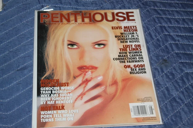 PENTHOUSE MAGAZINE - AUGUST 2001 - AVA VINCENT BAGGED BOARDED FREE
