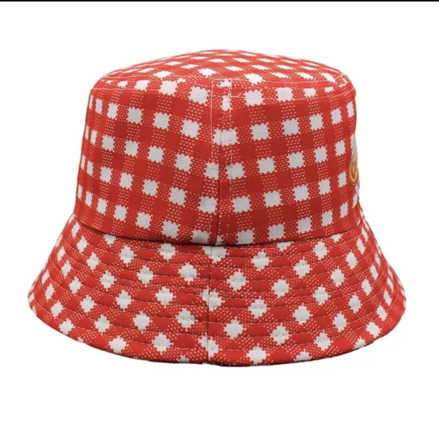 Bob Chapeau Cochonou Blanc Carreaux Rouge Tour De France Cyclisme Vintage  Neuf 2