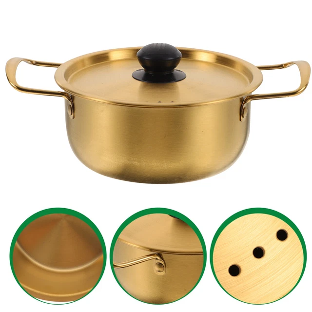 PENTOLA PER LATTE In Acciaio Inox Compatta Padella Per Friggere Pentola - Foto 5