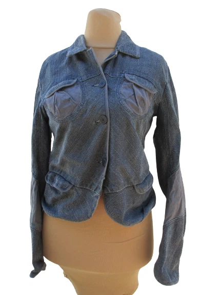 Veste Trench Cotélac En Coton Gris Carbone Taille 3 (40/42) - Très Bon état, Occasion