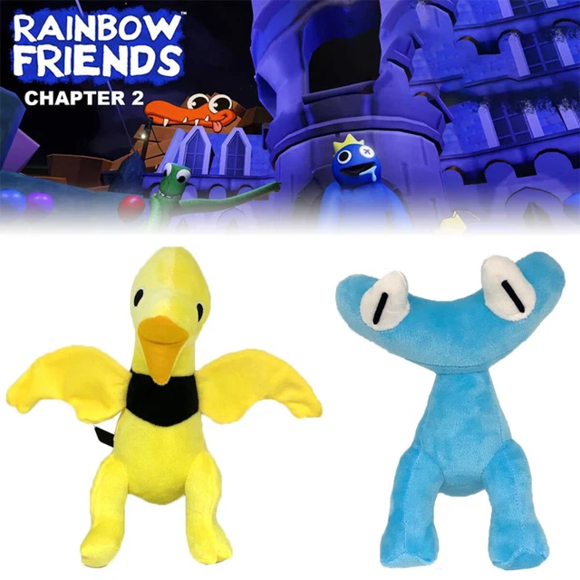 IVCSATB Rainbow Friends Plush, Cyan Plush, Lookies Plush, Yellow Rainbow  Friends Chapter 2 Plushies (1-Set)