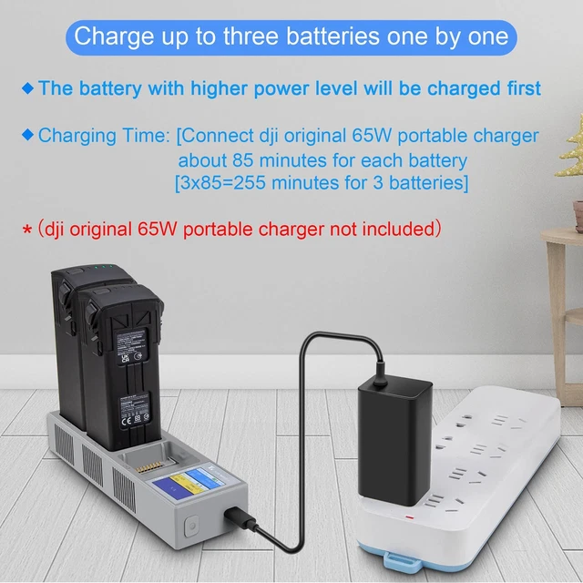 Suitable For DJI MAVIC 3 Digital Display Charging USB Drone Backpack Mount