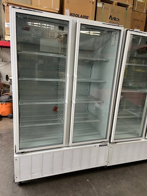 2 Glass Door Refrigerator Master-Bilt BMG-48 Display Merchandiser 115V NSF #9169