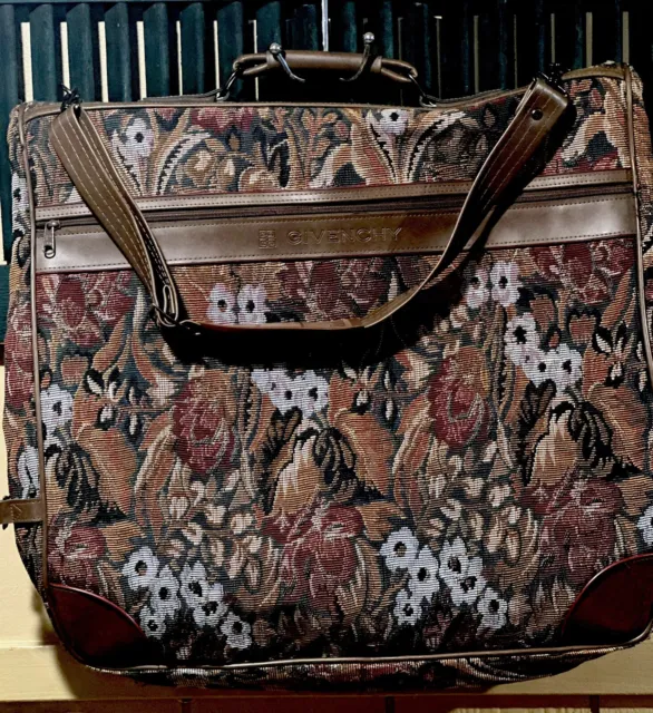 Givenchy Vintage Tapestry Garment Bag, Dress/Suit Folding Luggage